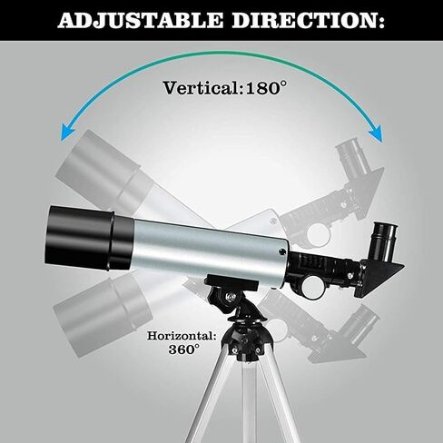 Monoculars Telescope Practical Telescope Aluminum Alloy Refractive Astronomical Telescope for Night's Astronomy with Stainless Steel in Saudi Arabia