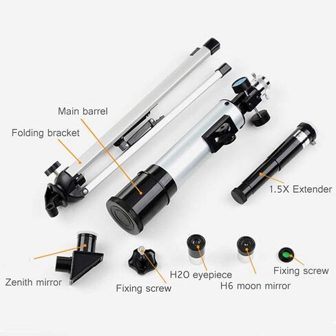Monoculars Telescope Practical Telescope Aluminum Alloy Refractive Astronomical Telescope for Night's Astronomy with Stainless Steel in Saudi Arabia