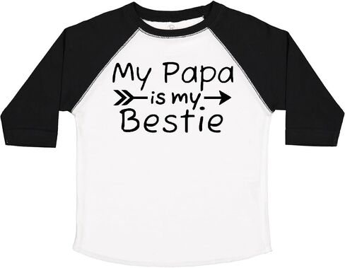 inktastic My Papa is My Bestie Toddler T-Shirt in Saudi Arabia