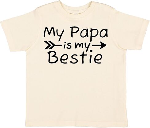 inktastic My Papa is My Bestie Toddler T-Shirt in Saudi Arabia