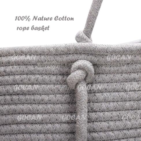 سلال تخزين معلقة فوق سلة معلقة على الباب، منظم تعليق منسوج من الحبال القطنية بثلاث طبقات، سلال معلقة مزخرفة قابلة للفصل لحائط غرفة المعيشة والحمام وغرفة النوم (رمادي) in Kuwait