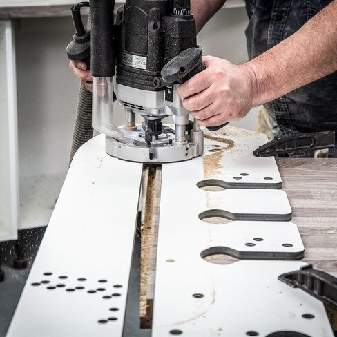 Trend Professional Kitchen Countertop Jig for Mason Miter Joints, Fits Countertops up to 27-1/2 Inches Wide, Front Edge Alignment for Precision Cutting, KWJ700/PRO in Saudi Arabia