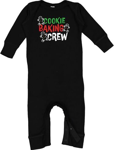 inktastic Cookie Baking Crew Baby Romper Coveralls in Saudi Arabia