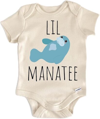 Manatee Sea Cow Florida - Baby Boy Girl Clothes Infant Bodysuit Funny Cute Newborn in Saudi Arabia