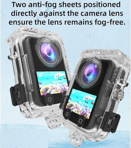 Panoramic Action Camera Diving Case for DJI OSMO 360,Tempered Glass Mirror-Finish Protective Housing for DJI OSMO 360 in Saudi Arabia