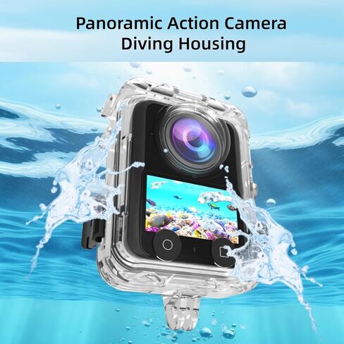 Panoramic Action Camera Diving Case for DJI OSMO 360,Tempered Glass Mirror-Finish Protective Housing for DJI OSMO 360 in Saudi Arabia