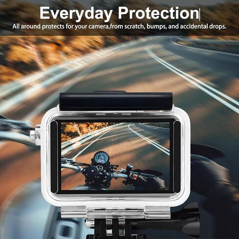 SUNDO Protective Case Compatible for DJI Action 5 Pro/Action 4/Action 3 Camera,50M/164FT Waterproof Cover Deep Diving Scuba Snorkeling Swimming Housing Accessories Kit in Saudi Arabia