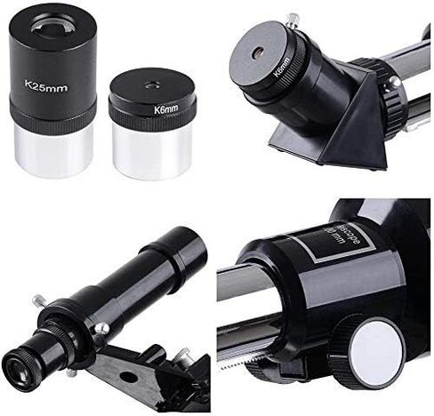 Monoculars Telescope 70MM Astronomical Refractor Telescope with 50" Adjustable Aluminum Tripod 45 Degree Diagonal 2 Eyepieces Aiming Platform Viewing Lunar Planetary in Saudi Arabia
