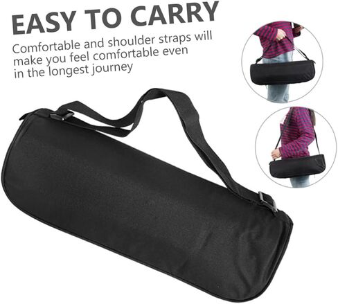 Strap Tripod Carrying Case Lightweight Organizer Pouch for Photography Outdoor Travel Camping Hiking Black in Saudi Arabia