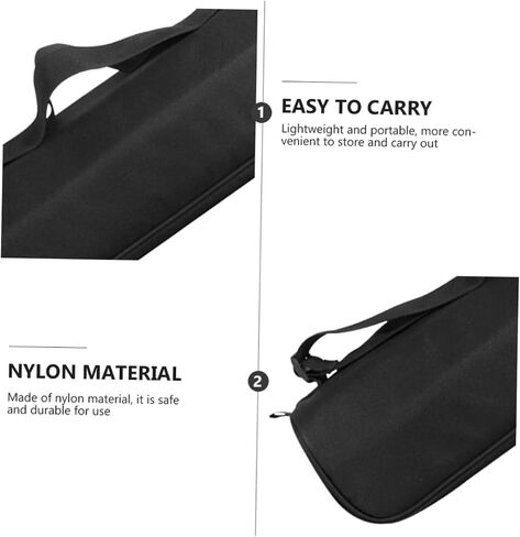 Strap Tripod Carrying Case Lightweight Organizer Pouch for Photography Outdoor Travel Camping Hiking Black in Saudi Arabia