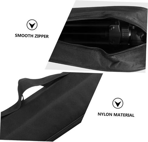Strap Tripod Carrying Case Lightweight Organizer Pouch for Photography Outdoor Travel Camping Hiking Black in Saudi Arabia