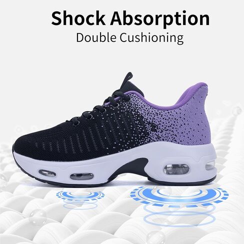 Women's Walking Shoes Slip On Tennis Athletic Gym Running Sneakers in Saudi Arabia
