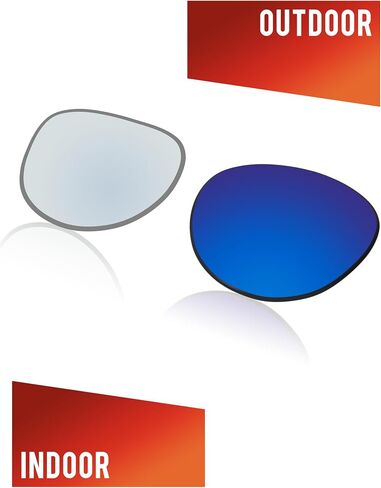 1.8MM Polycarbonate Replacement Lenses for Ray-Ban Meta Headliner RW4009 50mm Sunglass - Eclipse Blue Photochromic in Saudi Arabia