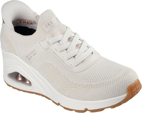 Skechers Womens Uno Wedge - Slip N Knit Hands Free Slip-ins in Saudi Arabia
