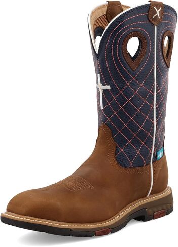 Twisted X Women's 11" Western Work Boot, Square Toe Alloy Toe with CellStretch in Saudi Arabia