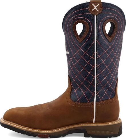 Twisted X Women's 11" Western Work Boot, Square Toe Alloy Toe with CellStretch in Saudi Arabia