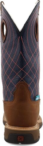Twisted X Women's 11" Western Work Boot, Square Toe Alloy Toe with CellStretch in Saudi Arabia