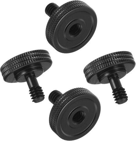 4Pcs Camera Mount Thumb Screws Easy Install Thumb Screws for Tripod Bracket Durable Camera Mount Parts with Excellent Grip in Saudi Arabia