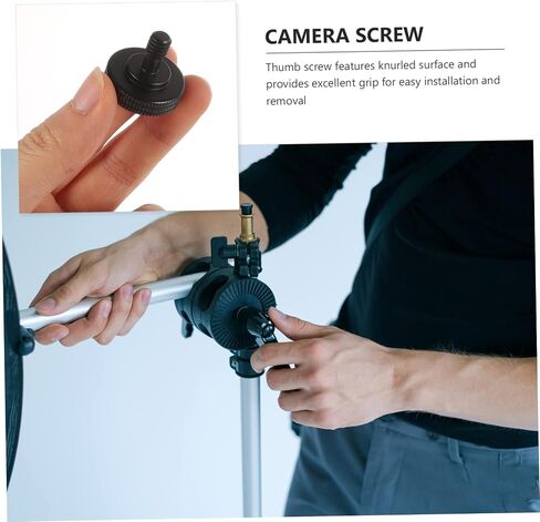 4Pcs Camera Mount Thumb Screws Easy Install Thumb Screws for Tripod Bracket Durable Camera Mount Parts with Excellent Grip in Saudi Arabia