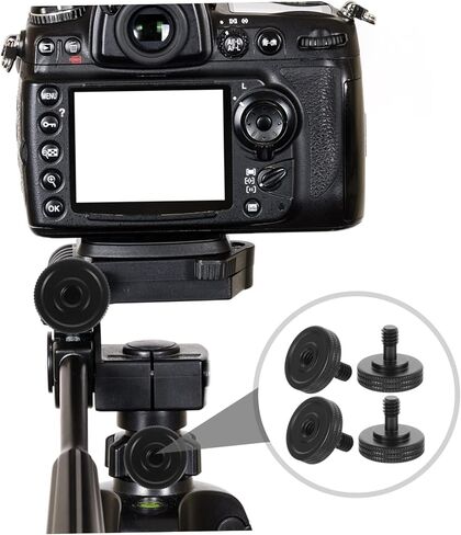 4Pcs Camera Mount Thumb Screws Easy Install Thumb Screws for Tripod Bracket Durable Camera Mount Parts with Excellent Grip in Saudi Arabia