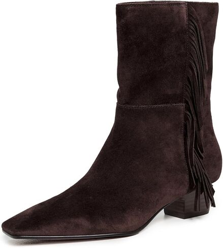 Madewell Women's The Lexie Fringed Ankle Boots in Suede in Saudi Arabia