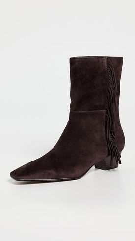 Madewell Women's The Lexie Fringed Ankle Boots in Suede in Saudi Arabia