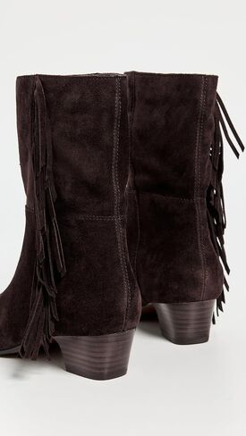 Madewell Women's The Lexie Fringed Ankle Boots in Suede in Saudi Arabia