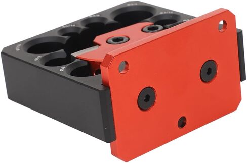 Dowel Maker Jig Kit, Electric Drill Milling Dowel Round Rod Auxiliary Tool 8 Holes Adjustable Woodworking Dowel Cutter Plate 5/16 to 3/4 inch Carbide Inserts Dowel Maker in Saudi Arabia