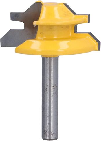 45° Router Bit 1/4in Shank Alloy Blade Milling Cutter for Wood Cutting Woodworking Projects 1-1/2in in Saudi Arabia