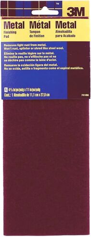 3M 7414NA Metal Finishing Pad, 4.5 x 11-In. - Quantity 10 in Saudi Arabia