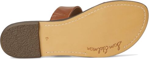 Sam Edelman Women's Gala Flat Sandal, Rich Cognac Leather, 7 Wide in Saudi Arabia