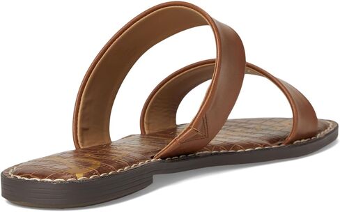 Sam Edelman Women's Gala Flat Sandal, Rich Cognac Leather, 7 Wide in Saudi Arabia