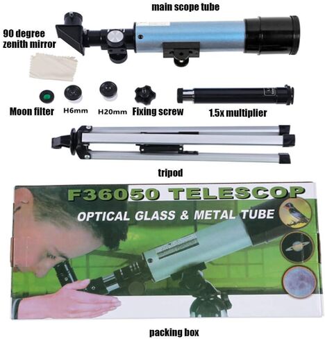 Telescope Astronomical Zoom 90X HD Outdoor Monocular Space Telescopes Portable Refractor Spotting Scope with Tripod for Kids Beginners in Saudi Arabia