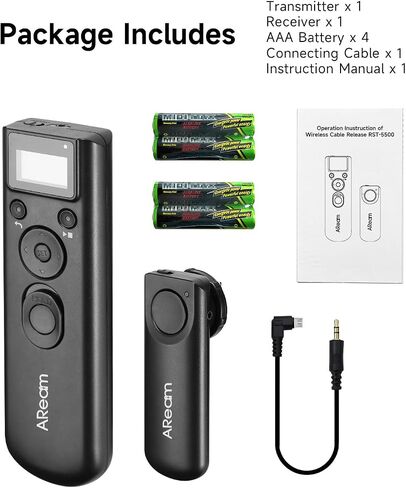 Wireless Digital Timer Remote Shutter Release Trigger Intervalometer Remote Control Compatible for Sony A99II, A77II, A58, A68, A7, A7II, A7R, A7RII, A7S, A7SII, A3000, A5100, A5000 A6000 in Saudi Arabia