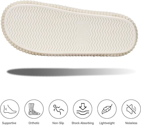 BUNYISCN المرأة العظام قوس دعم النعال شبشب منزل للنساء قابل للتعديل رغوة الذاكرة المفتوحة تو داخلي غرفة نوم الأحذية الشريحة in Saudi Arabia
