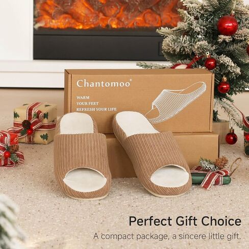 شباشب نسائية من Chantomoo مصنوعة من الإسفنج الذكي وهي هدية مفتوحة عند الأصابع in Kuwait