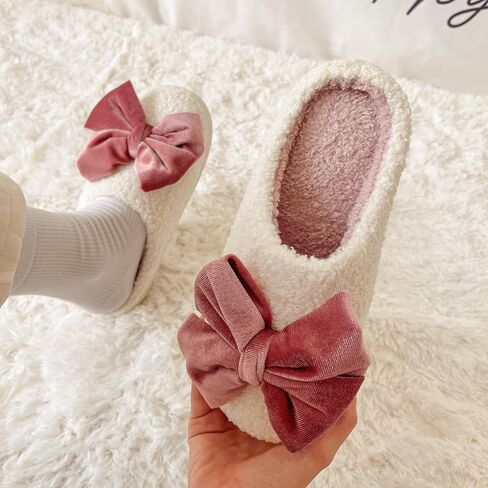 Women Men Warm Slippers, memory foam fur lined indoor closed toes slippers, house winter autumn spring shoes in Saudi Arabia