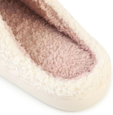 Women Men Warm Slippers, memory foam fur lined indoor closed toes slippers, house winter autumn spring shoes in Saudi Arabia