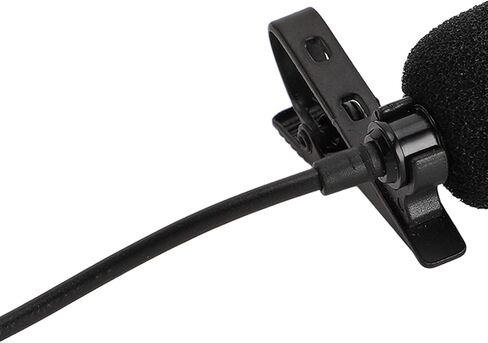 Lavalier Microphone, 48V Power Lavalier Microphone, Omni Directional Noise Reduction 3 Pin XLR Mono Lapel Mic for Recording Interview in Saudi Arabia