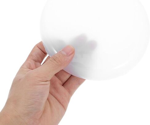 ناشر عاكس الضوء، ناشر ضوء LED يغطي مادة البولي كربونات المضادة للضباب، تصميم شبه دائري لمصابيح السقف حتى التوزيع الأبيض 6.02 × 6.02 × 0.59 بوصة، عبوة من قطعتين in Saudi Arabia