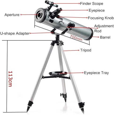 Monoculars for Adults High Power, Telescope, 76Mm Aperture Mount Astronomical Refracting Telescope Adjustable Travel telescopes with Phone Adapter Ideal Telescope for Beginners Binoculars in Saudi Arabia