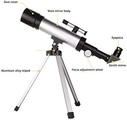 Monoculars for Adults High Power, Astronomical Telescope 50mm Aperture 360mm Focal Length 90X Refractor Telescope with Adjustable Tripod and Finder Scope for Beginners and Kids Binoculars in Saudi Arabia