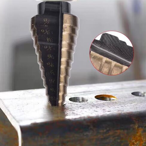 High Precision 5pcs/Set Cobalt HSS Co Drill Bit Set - 50 Sizes, Round Shank, Coated for Durability and Performance in Saudi Arabia