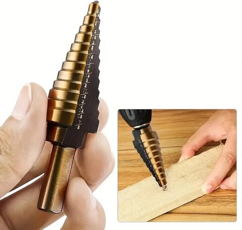 High Precision 5pcs/Set Cobalt HSS Co Drill Bit Set - 50 Sizes, Round Shank, Coated for Durability and Performance in Saudi Arabia