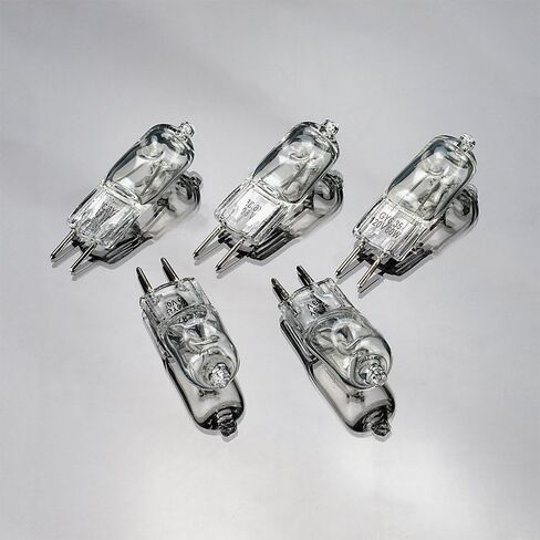 Fotodiox 5X JCD Type 60w 120v GY6.35 (2-Pin Base) Clear Halogen Light Bulbs - Set of 5 Replacement Modeling Bulbs for Photo Studio Strobe Lighting in Saudi Arabia