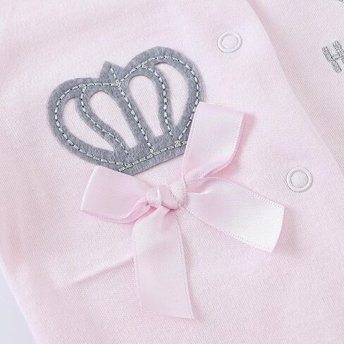 kavkas Baby Cotton One-Piece Footed Romper Long Sleeve Bodysuit Jumpsuit Newborn Boy Girl Sleep n Play Overall Outfit Clothes in Kuwait