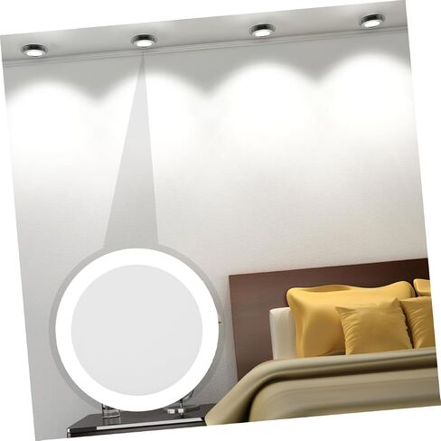 Cabilock 20Pcs Round Lighting Diffusion Plates LED Downlight Diffuser Shading for Canned Lights Easy Installation Versatile Design for Various Applications in Saudi Arabia