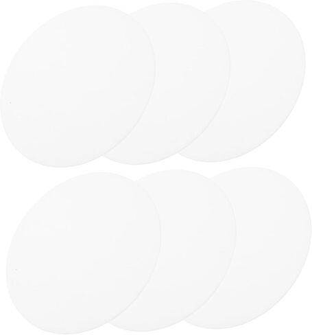 Zerodeko 6 قطع من لوحات توزيع الضوء النازل LED أغطية بلاستيكية مستديرة لتظليل انتشار الضوء والاستخدام المتعدد للإضاءة الداخلية والخارجية in Saudi Arabia