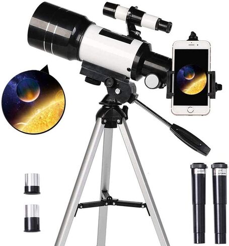Monoculars for Adults High Power, 70mm Astronomical Refractor Telescope Monocular Telescope with Tripod & Phone Holder, Travel Telescope for Kids Adults Beginners Binoculars in Saudi Arabia