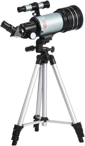 Monoculars for Adults High Power, Astronomical Telescope, 300/70mm Refractor Telescope 150X Lens Monocular Telescope with Phone Holder Adjustable Tripod 3X Barlow Lens Moon Filter Binoculars in Saudi Arabia